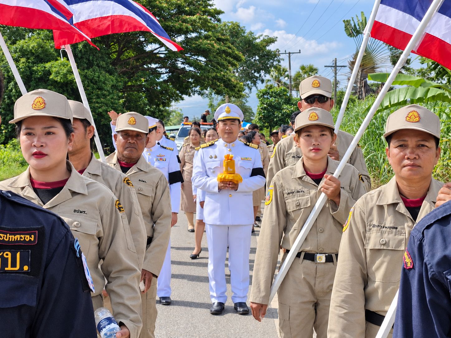  สพอ.เทพสถิต จัดพิธีอัญเชิญและแลกเงินขวัญถุงพระราชทานกองทุนแม่ของแผ่นดิน บ้านประดู่ซับกาด หมู่ที่ 15 อำเภอเทพสถิต จังหวัดชัยภูมิ ประจำปี พ.ศ. 2569